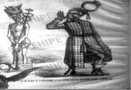Figura  5: Caricatura de Eloy Palacios. La Cabrionera,  19/1/1890