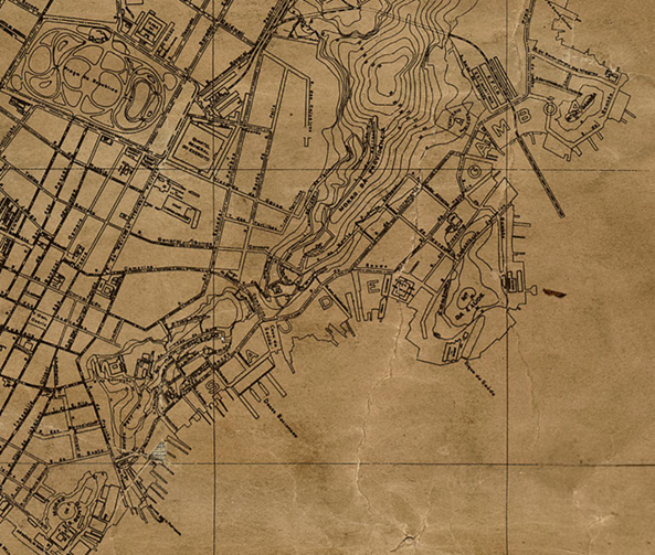 “Planta da cidade do Rio de Janeiro”, 1900
