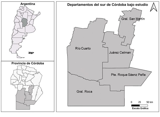 Localización del área de estudio